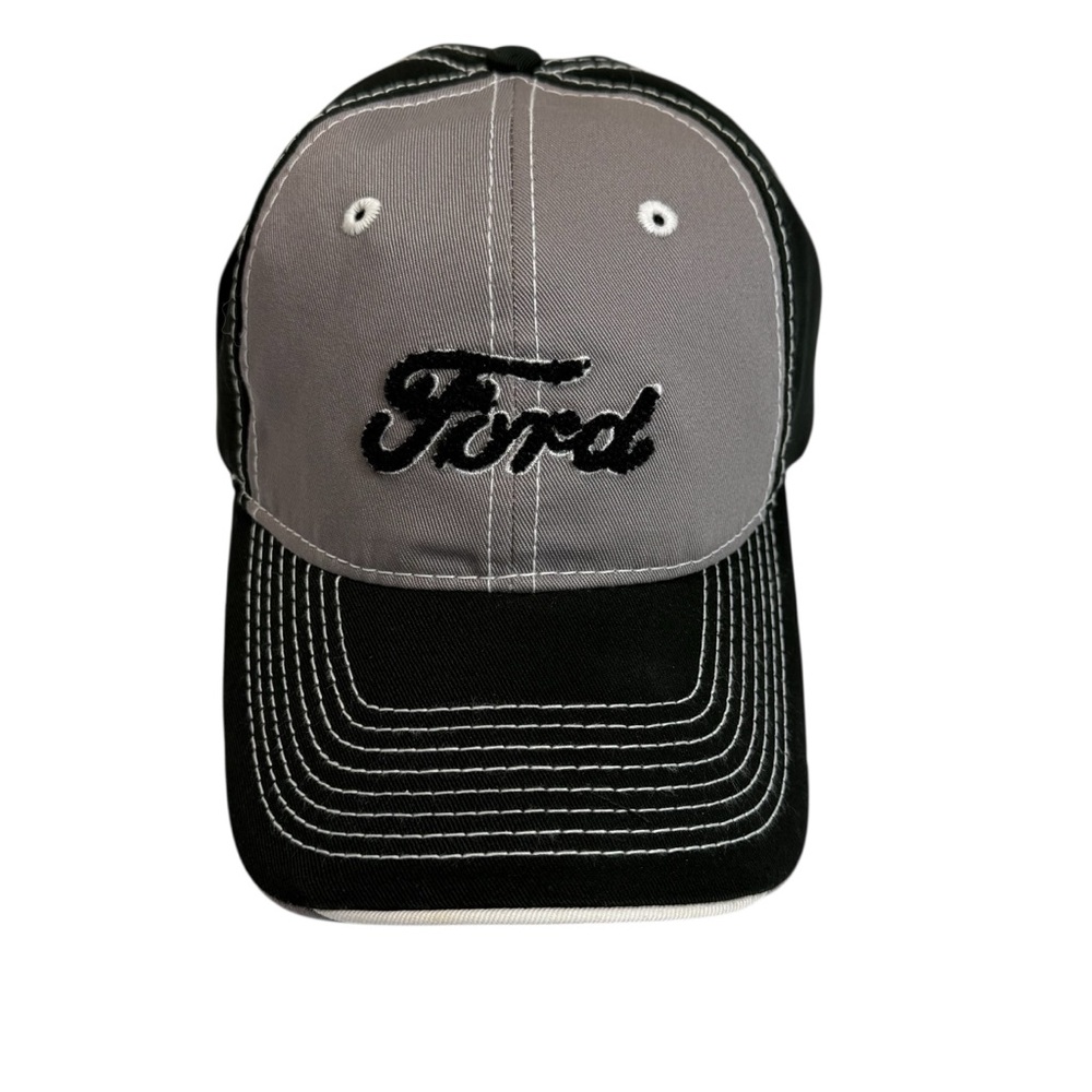Official Licensed Ford Two-Tone Black and Gray Baseball Cap
Size OS